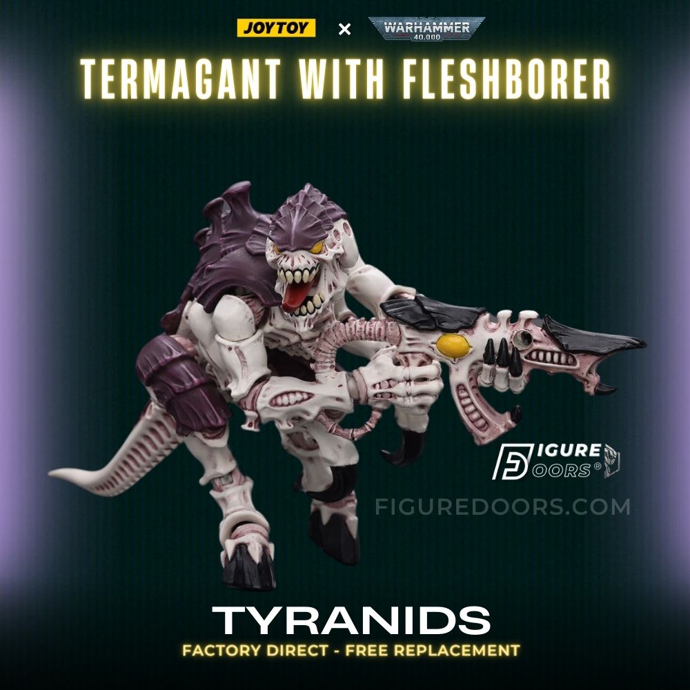 JOYTOY W40K Tyranids Hive Fleet Leviathan Termagant with Fleshborer