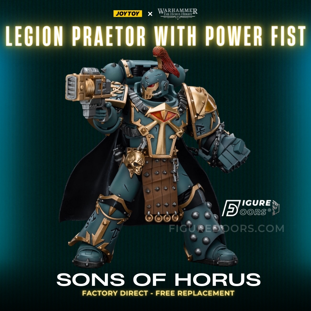 Figure JoyToy Warhammer 40K Sons Of Horus Legion Praetor With Power Fist