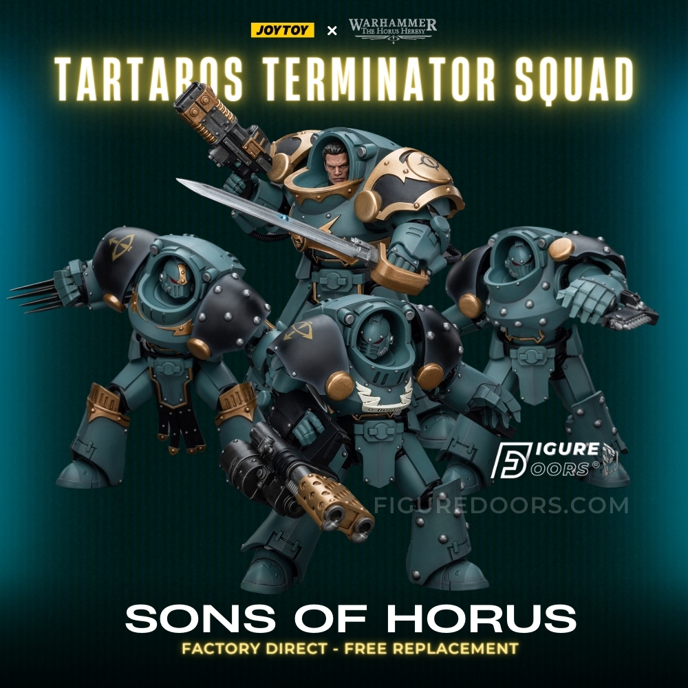 Figure JoyToy Warhammer 40K Sons Of Horus Tartaros Terminator Squad