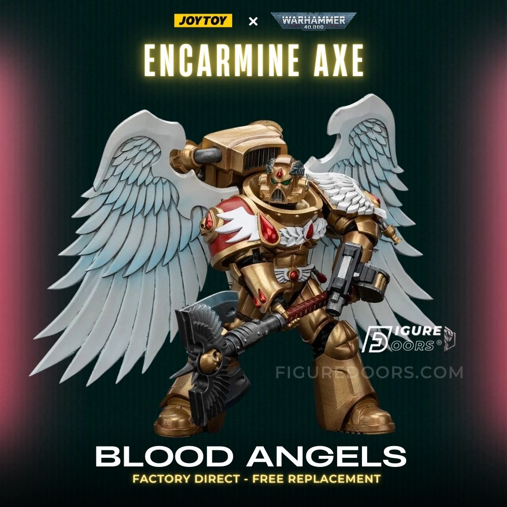 JoyToy Warhammer 40K Blood Angels Sanguinary Guard with Encarmine