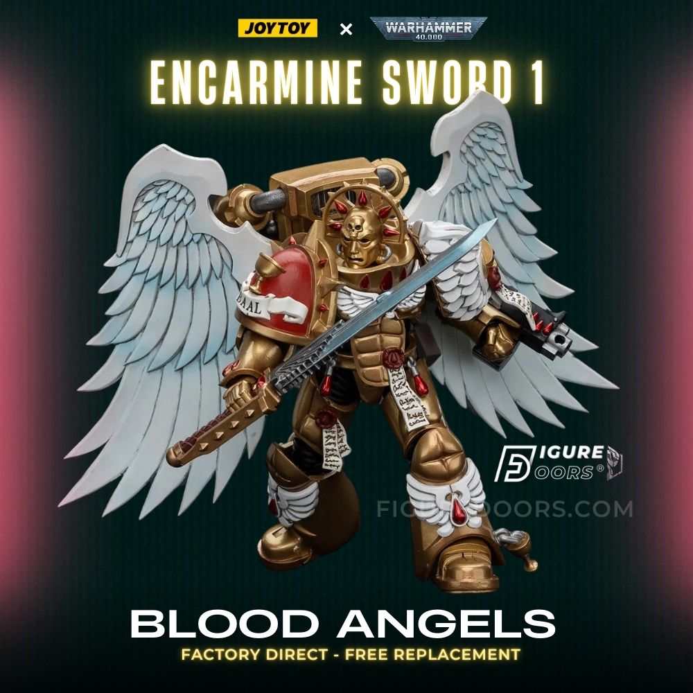 JoyToy Warhammer 40K Blood Angels Sanguinary Guard with Encarmine Sword 1