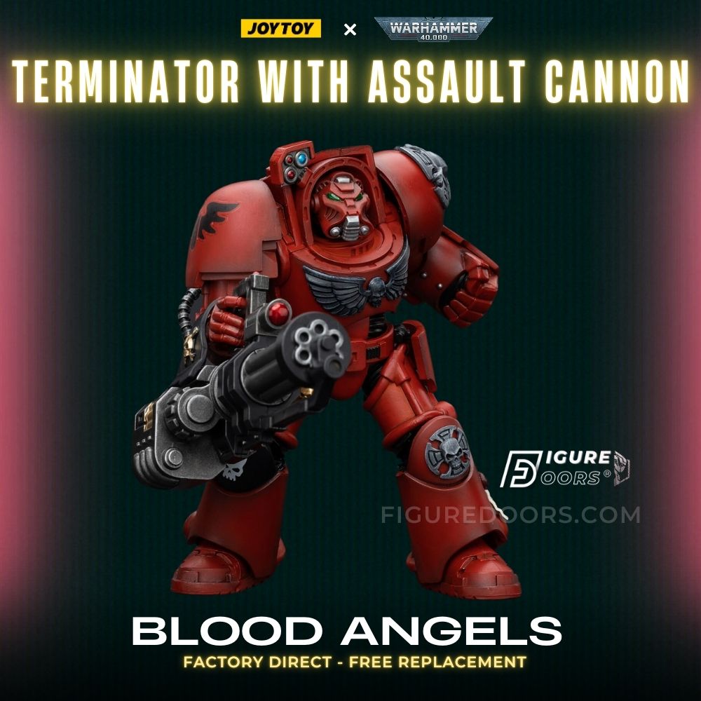JoyToy Warhammer 40K Blood Angels Terminator Squad Terminator with Assault Cannon