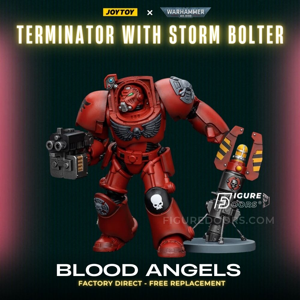 JoyToy Warhammer 40K Blood Angels Terminator Squad Terminator with Storm Bolter