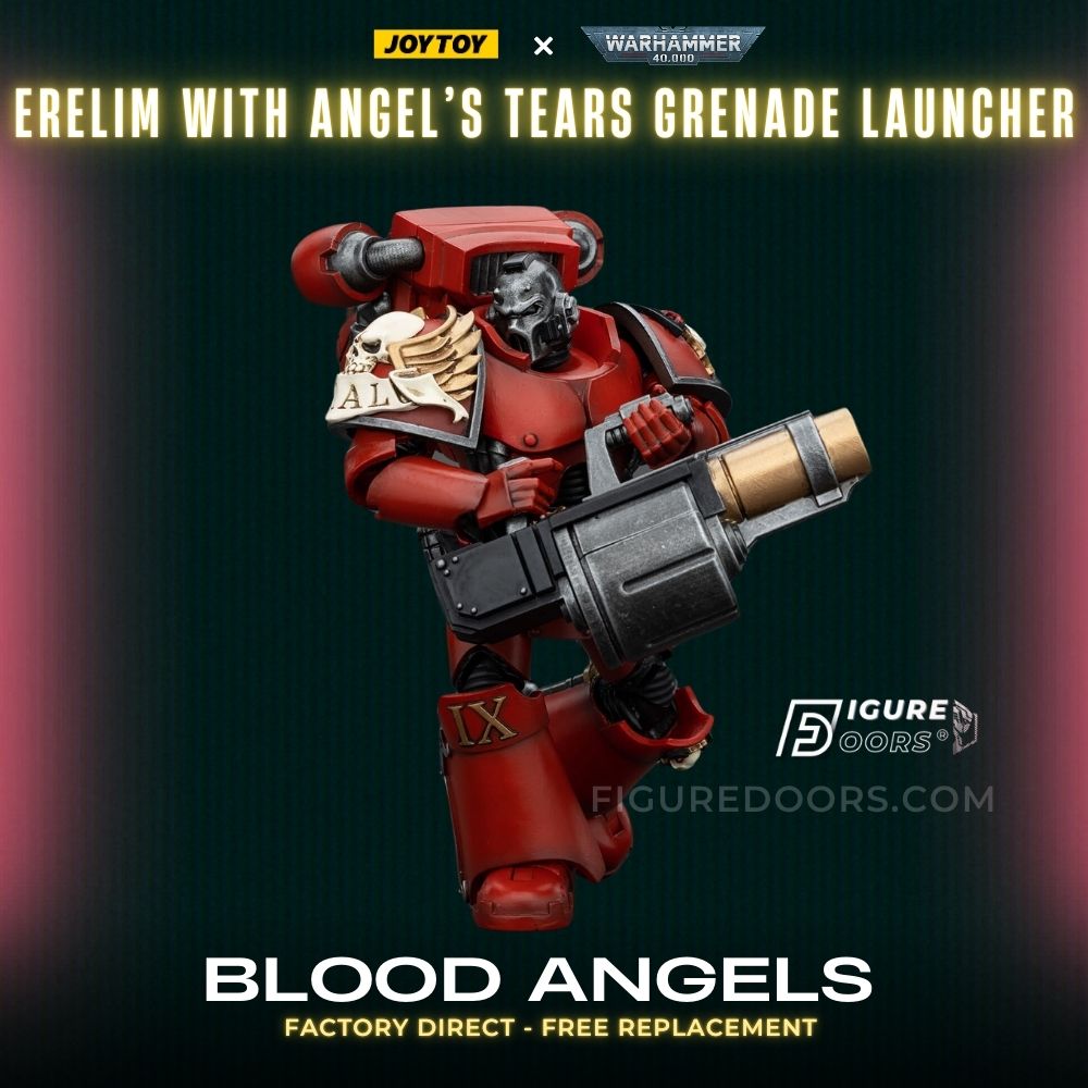 JoyToy Warhammer 40K Blood Angels Angels Tears Squad Erelim with Angels Tears Grenade Launcher