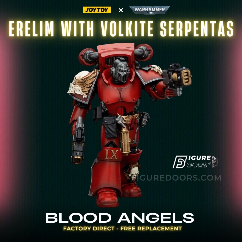 JoyToy Warhammer 40K Blood Angels Angels Tears Squad Erelim with Volkite Serpentas