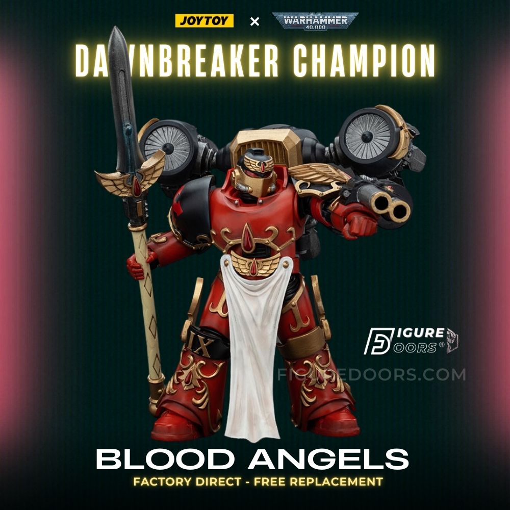 JoyToy Warhammer 40K Blood Angels Dawnbreaker Cohort Dawnbreaker Champion